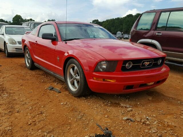 1ZVFT80N065230058 - 2006 FORD MUSTANG RED photo 1