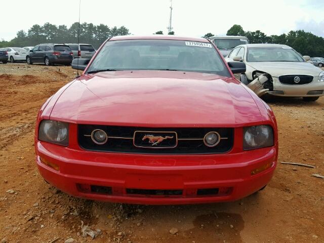 1ZVFT80N065230058 - 2006 FORD MUSTANG RED photo 9