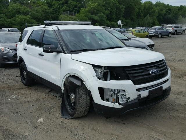 1FM5K8AR1HGD06781 - 2017 FORD EXPLORER P WHITE photo 1