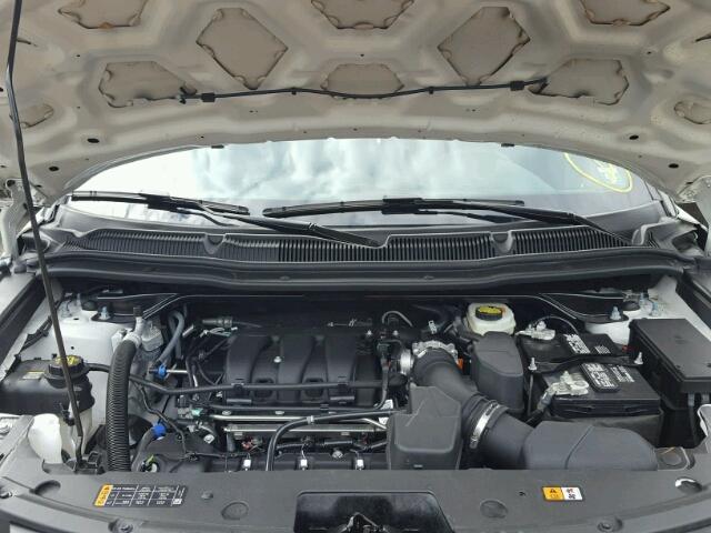 1FM5K8AR1HGD06781 - 2017 FORD EXPLORER P WHITE photo 7