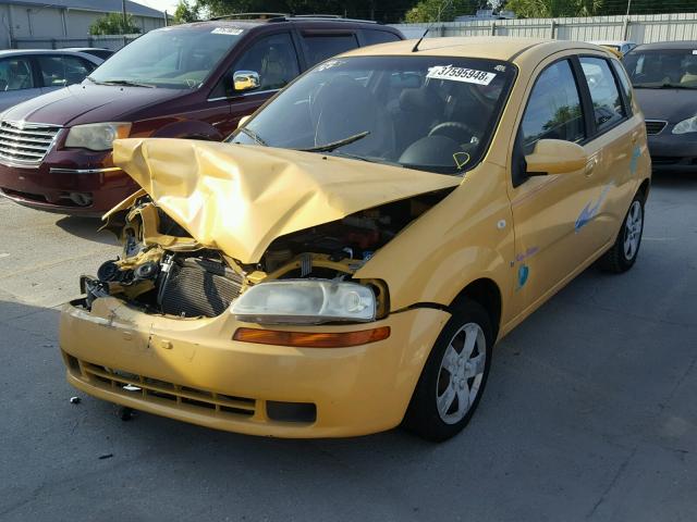 KL1TD66688B038745 - 2008 CHEVROLET AVEO BASE Сары фото 2