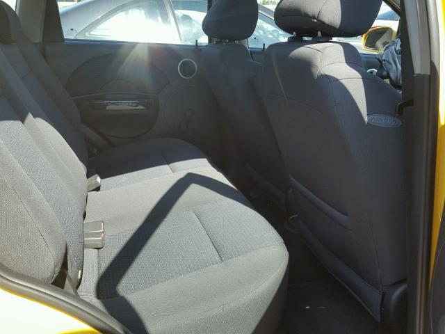 KL1TD66688B038745 - 2008 CHEVROLET AVEO BASE Сары фото 6