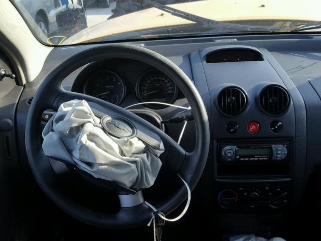 KL1TD66688B038745 - 2008 CHEVROLET AVEO BASE Сары фото 9