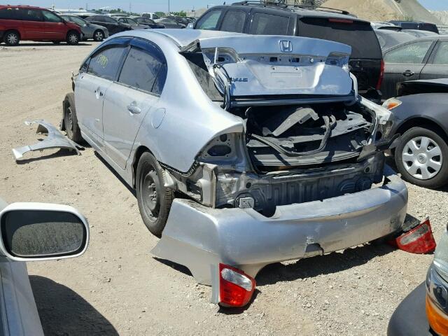 2HGFA1F50BH305174 - 2011 HONDA CIVIC LX SILVER photo 3