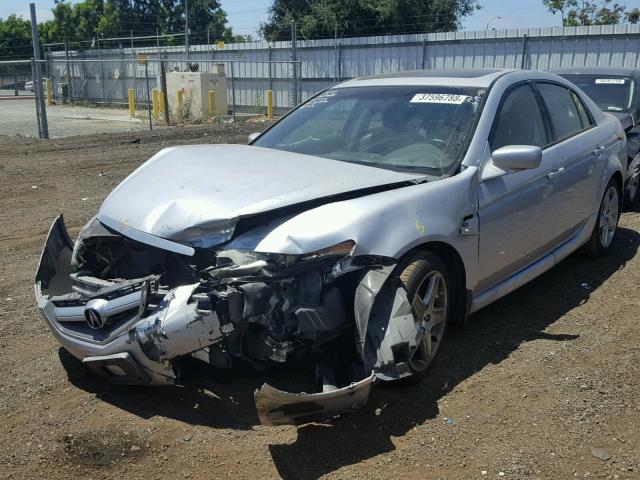 19UUA66284A038586 - 2004 ACURA TL SILVER photo 2