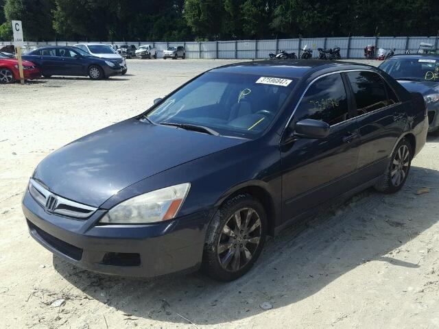 1HGCM66487A026396 - 2007 HONDA ACCORD SE GRAY photo 2