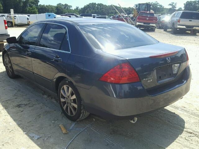 1HGCM66487A026396 - 2007 HONDA ACCORD SE GRAY photo 3