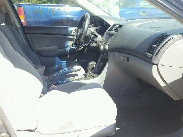 1HGCM66487A026396 - 2007 HONDA ACCORD SE GRAY photo 5