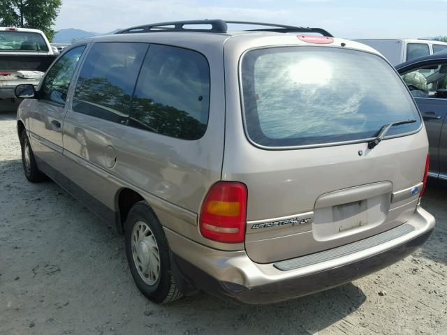 2FMDA5149SBB11348 - 1995 FORD WINDSTAR W BEIGE photo 3