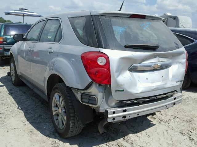 2GNALBEK6C1152334 - 2012 CHEVROLET EQUINOX LS SILVER photo 3