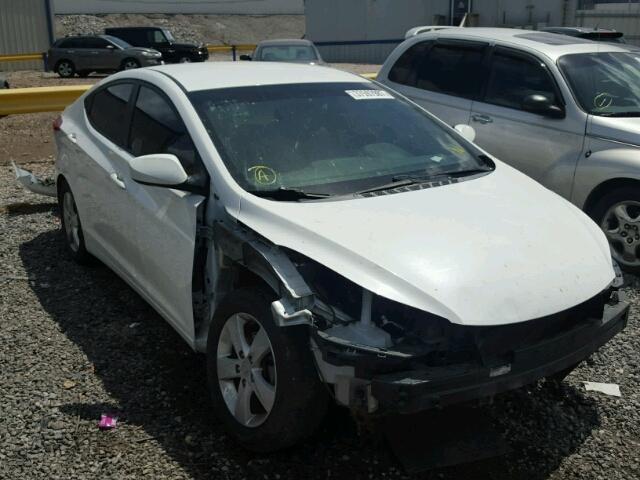 5NPDH4AE8DH359231 - 2013 HYUNDAI ELANTRA GL WHITE photo 1