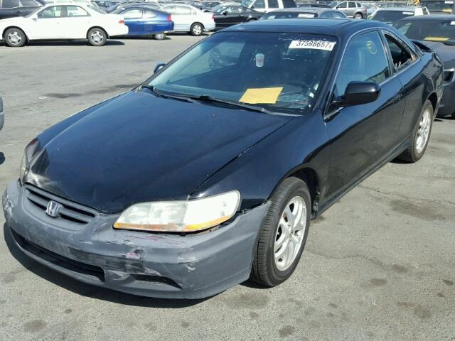 1HGCG22551A002708 - 2001 HONDA ACCORD BLACK photo 2