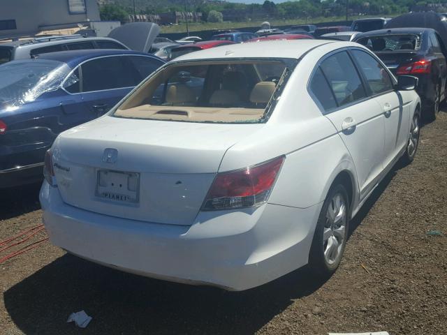 1HGCP26829A146166 - 2009 HONDA ACCORD EXL WHITE photo 4