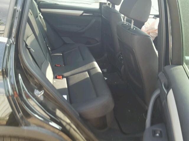 5UXWX9C55D0A16798 - 2013 BMW X3 XDRIVE2 Czarny zdjęcie 6