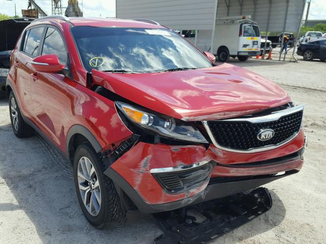 KNDPB3AC7E7600290 - 2014 KIA SPORTAGE B RED photo 1