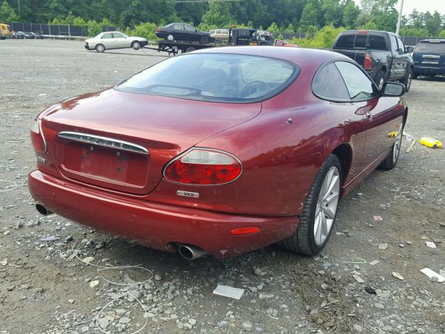 SAJDA41CX52A42691 - 2005 JAGUAR XK8 RED photo 4