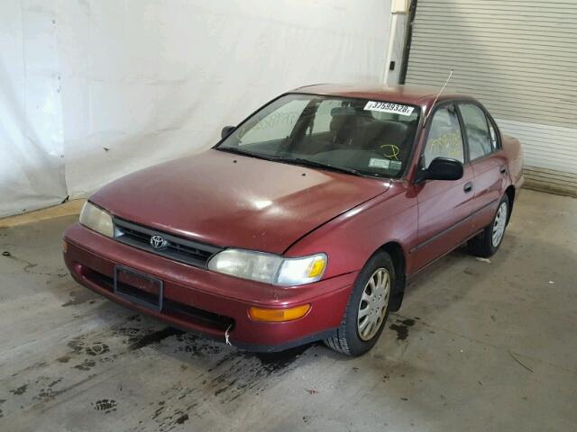 2T1AE09B4SC098484 - 1995 TOYOTA COROLLA LE RED photo 2