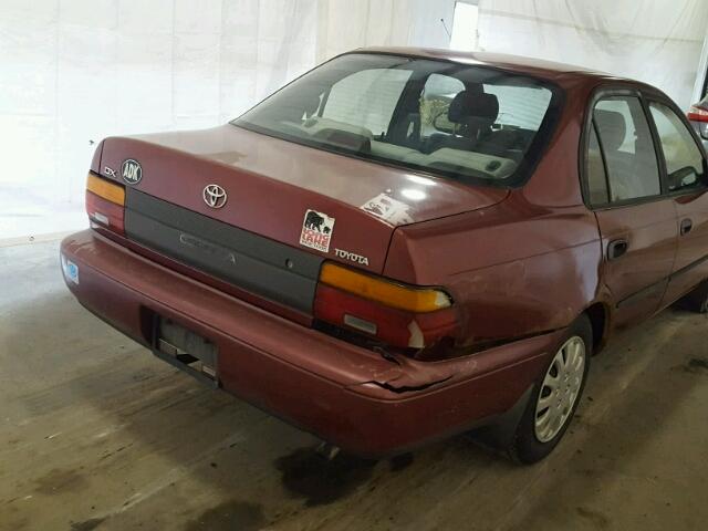 2T1AE09B4SC098484 - 1995 TOYOTA COROLLA LE 红色 照片 9