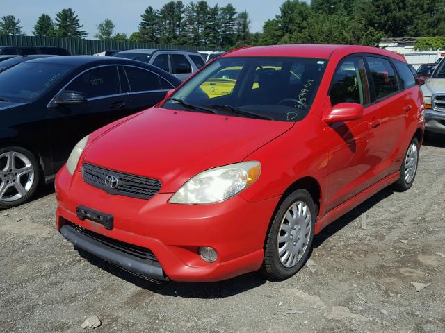 2T1KR32E86C596773 - 2006 TOYOTA COROLLA MA RED photo 2