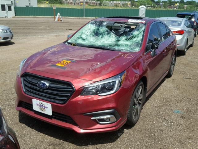 4S3BNAS67J3036396 - 2018 SUBARU LEGACY SPO RED photo 2