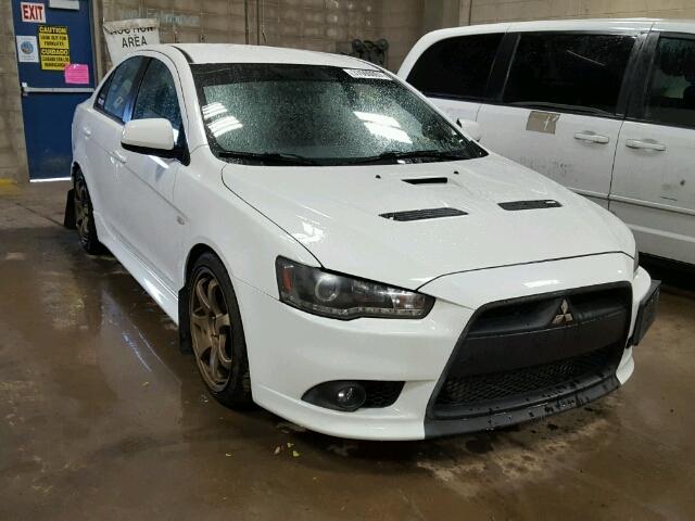 JA32V6FV0BU022980 - 2011 MITSUBISHI LANCER WHITE photo 1