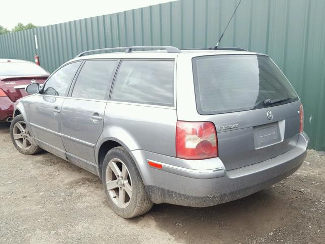 WVWWH63B54E187599 - 2004 VOLKSWAGEN PASSAT GLX 灰色 照片 3