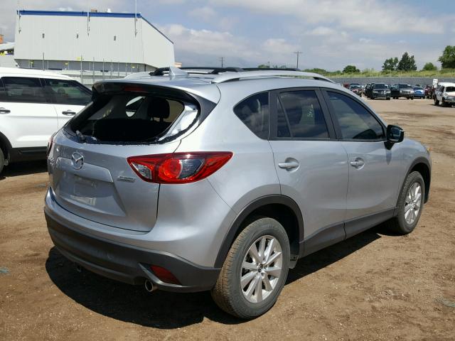 JM3KE4CYXG0747318 - 2016 MAZDA CX-5 TOURI SILVER photo 4