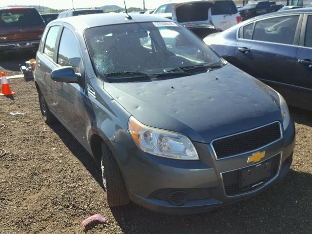 KL1TD6DE8AB127165 - 2010 CHEVROLET AVEO LS BLUE photo 1