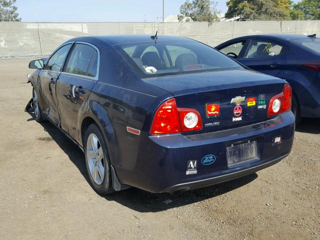 1G1ZB5E18BF136966 - 2011 CHEVROLET MALIBU LS Mavi foto 3