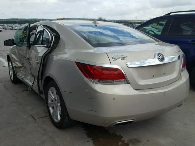 1G4GD5E34CF112686 - 2012 BUICK LACROSSE P TAN photo 3