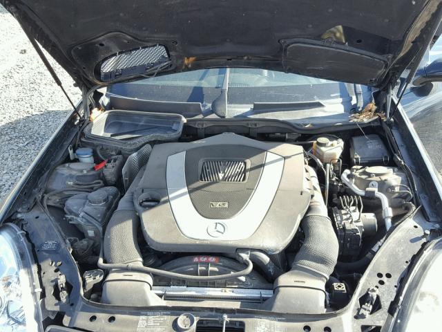 WDBWK56F26F098000 - 2006 MERCEDES-BENZ SLK 350 BLACK photo 7