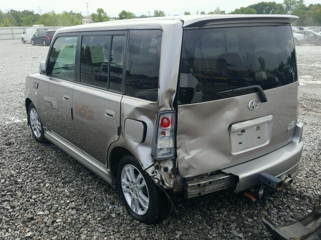 JTLKT334640148731 - 2004 TOYOTA SCION XB ნაცრისფერი ფოტო 3