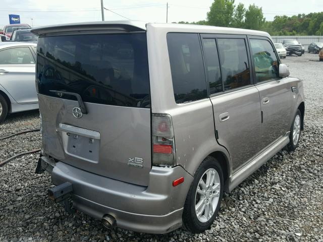 JTLKT334640148731 - 2004 TOYOTA SCION XB ნაცრისფერი ფოტო 4