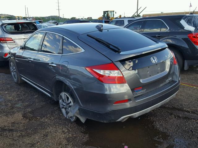 5J6TF2H58DL002794 - 2013 HONDA CROSSTOUR GRAY photo 3