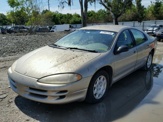 2B3HD46R22H267516 - 2002 DODGE INTREPID S ოქროსფერი ფოტო 2