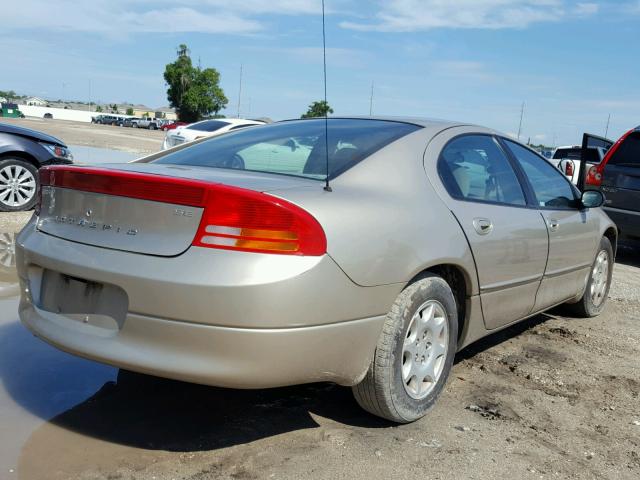2B3HD46R22H267516 - 2002 DODGE INTREPID S ოქროსფერი ფოტო 4