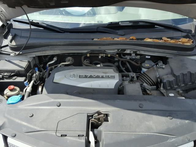 2HNYD28889H512881 - 2009 ACURA MDX SPORT SILVER photo 7