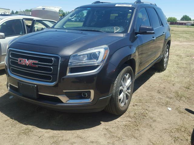 1GKKVRKD4EJ306784 - 2014 GMC ACADIA SLT ნაცრისფერი ფოტო 2