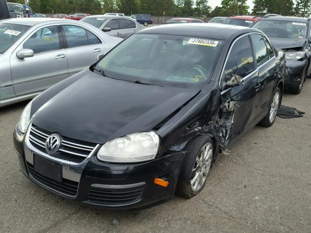 3VWKJ81K77M147036 - 2007 VOLKSWAGEN JETTA 2.0T BLACK photo 2