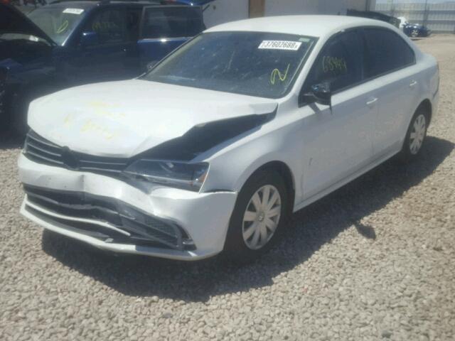 3VW2K7AJ1FM280775 - 2015 VOLKSWAGEN JETTA BASE WHITE photo 2