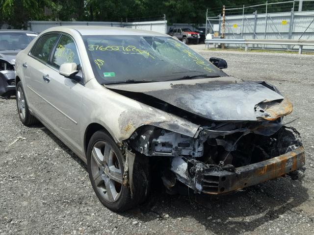 1G1ZF5E74CF101044 - 2012 CHEVROLET MALIBU 3LT ბეჟი ფოტო 1