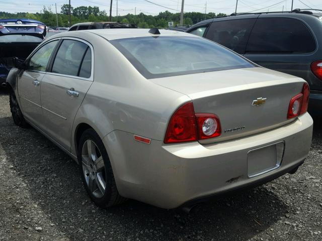 1G1ZF5E74CF101044 - 2012 CHEVROLET MALIBU 3LT ბეჟი ფოტო 3
