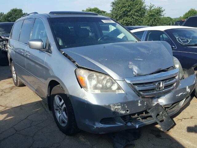 5FNRL38637B126227 - 2007 HONDA ODYSSEY EX SILVER photo 1