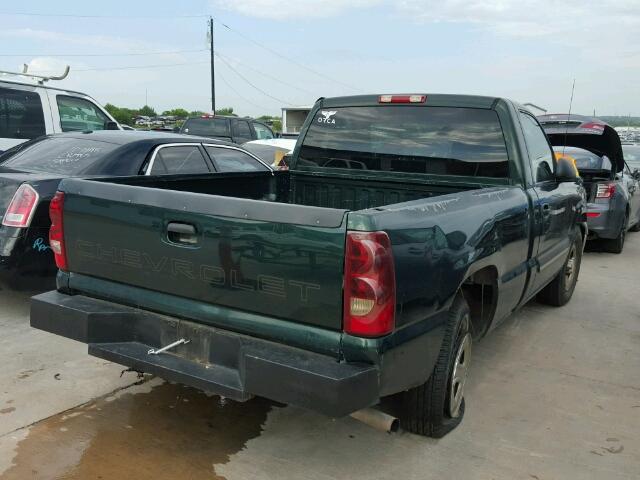 1GCEC14X13Z172256 - 2003 CHEVROLET SILVERADO GREEN photo 4