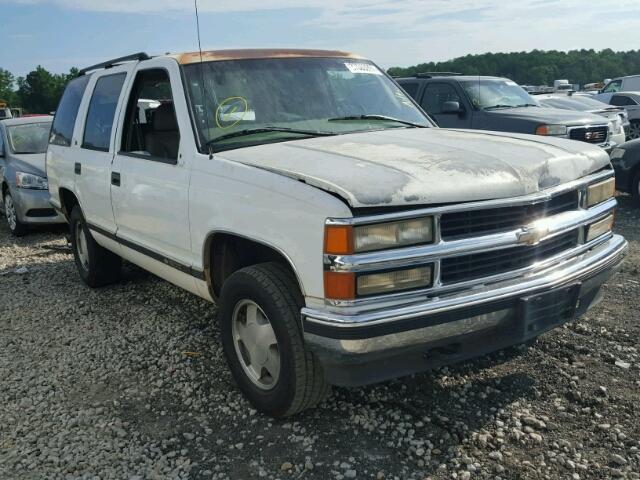 1GNEK13R8VJ316576 - 1997 CHEVROLET TAHOE K150 WHITE photo 1