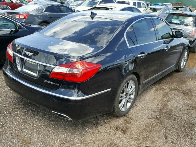 KMHGC4DF7CU173762 - 2012 HYUNDAI GENESIS 4. BLACK photo 4