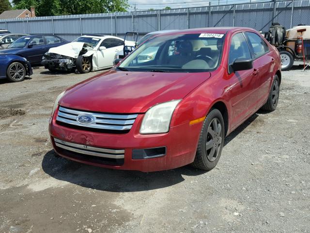 3FAHP06Z68R179232 - 2008 FORD FUSION S BURGUNDY photo 2