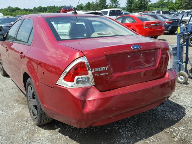 3FAHP06Z68R179232 - 2008 FORD FUSION S BURGUNDY photo 9