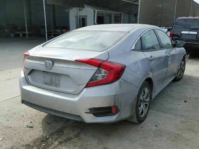 19XFC2F57GE213125 - 2016 HONDA CIVIC LX SILVER photo 4