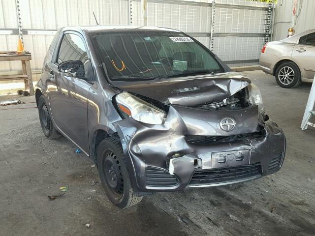 JTNJJXB00CJ014269 - 2012 TOYOTA SCION IQ CHARCOAL photo 1